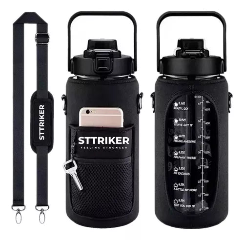 Termo Sttriker 2l Agua Bolso Funda Gym