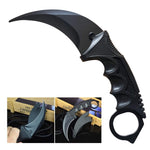 Cuchillo Karambit táctico de acero Milit