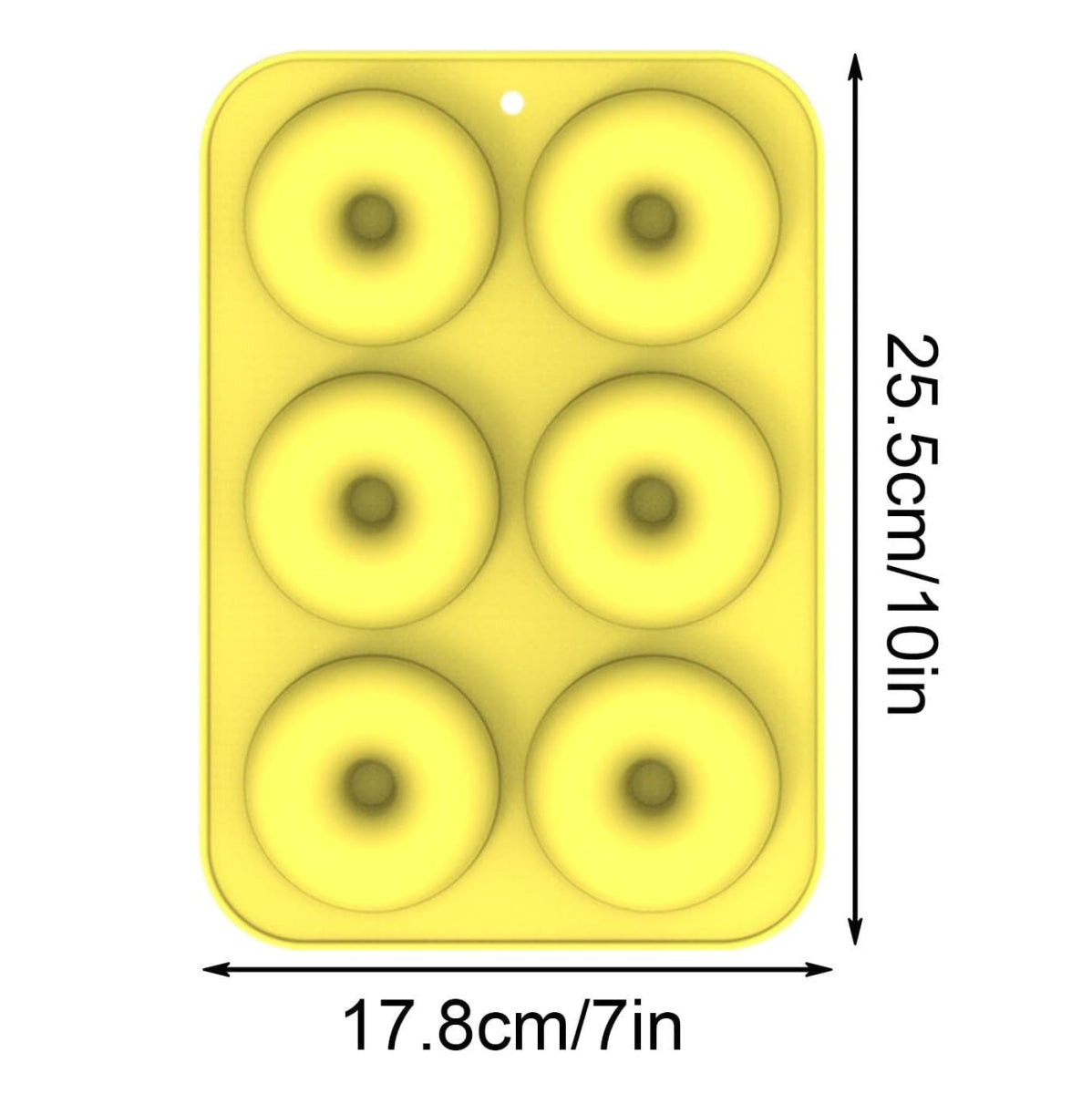 Molde Silicona Para Donut Donas 6 puesto