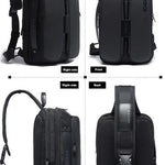 Mochila Cangurera Luxury Hombre Usb Impermeable