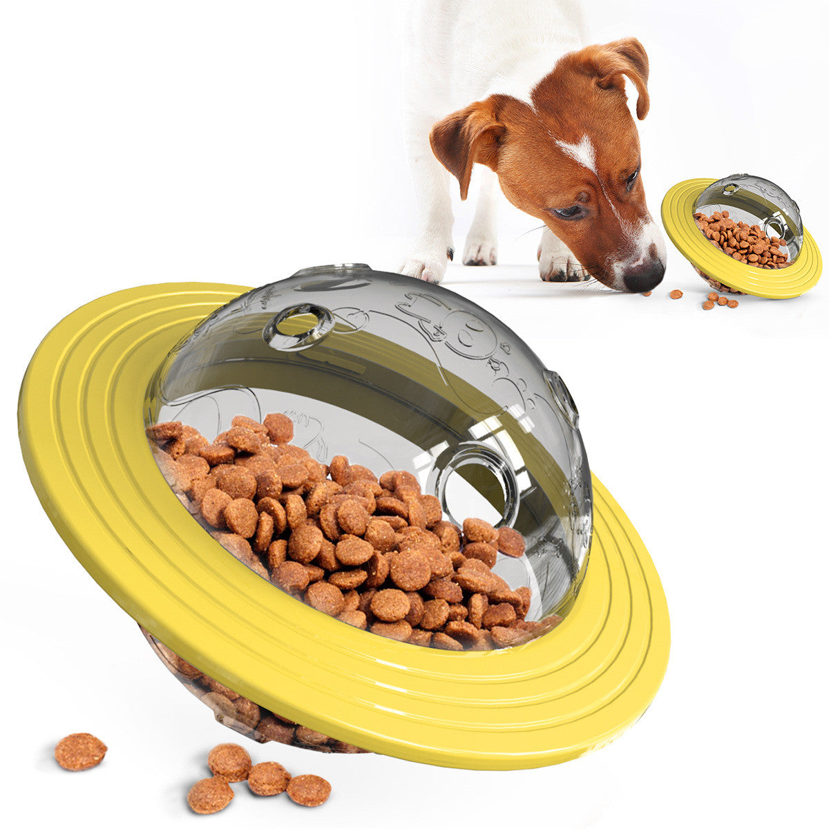 UFO Food™|Dispensador de Alimentos Mascota /Frisbe