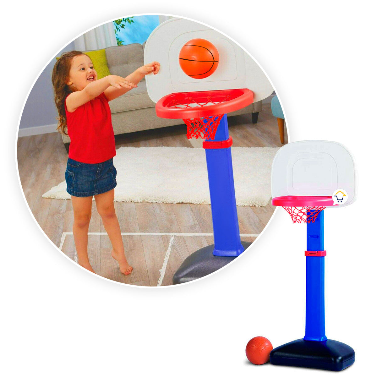 Set Cancha Baloncesto Ajustable