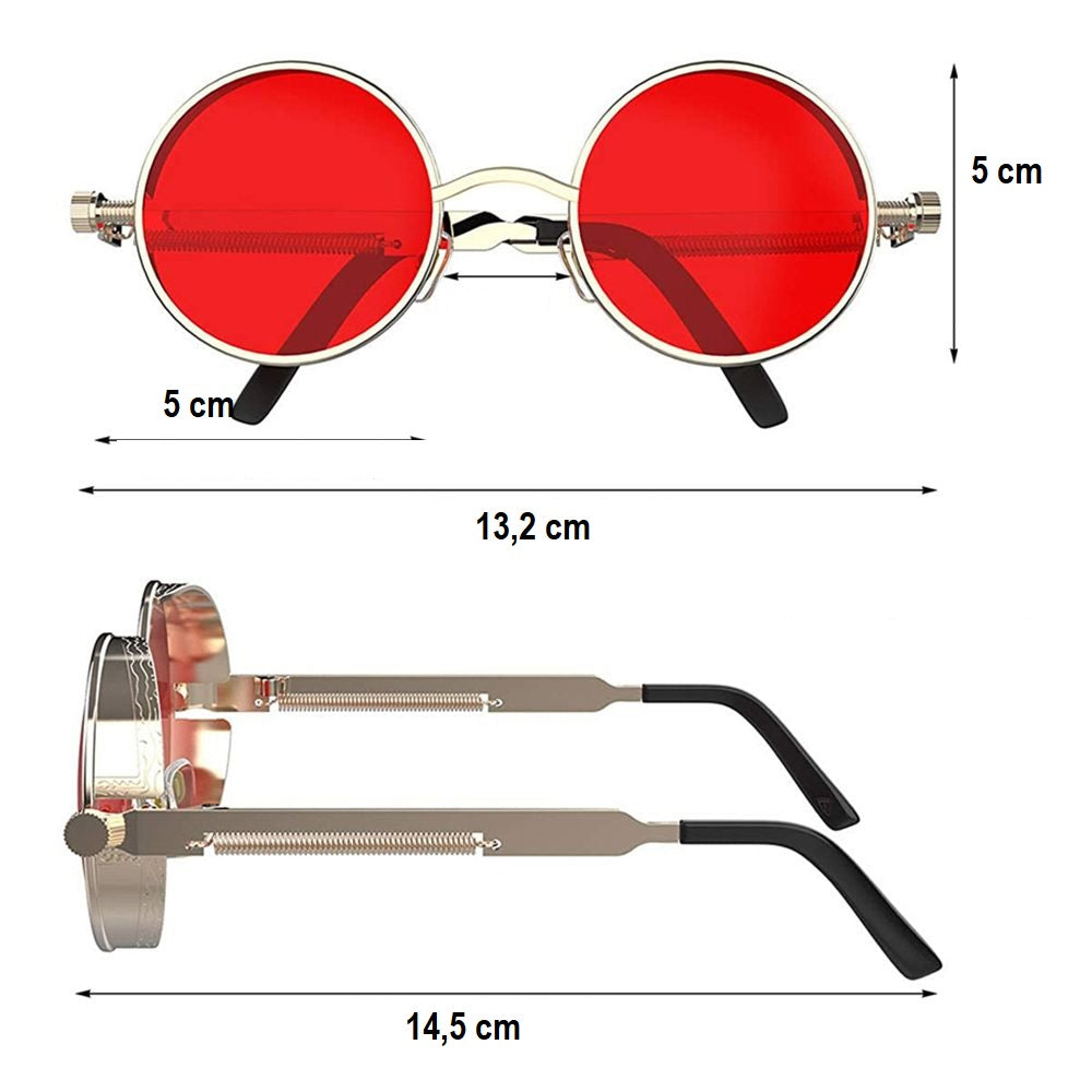 Gafas De Sol Redondas Steampunk