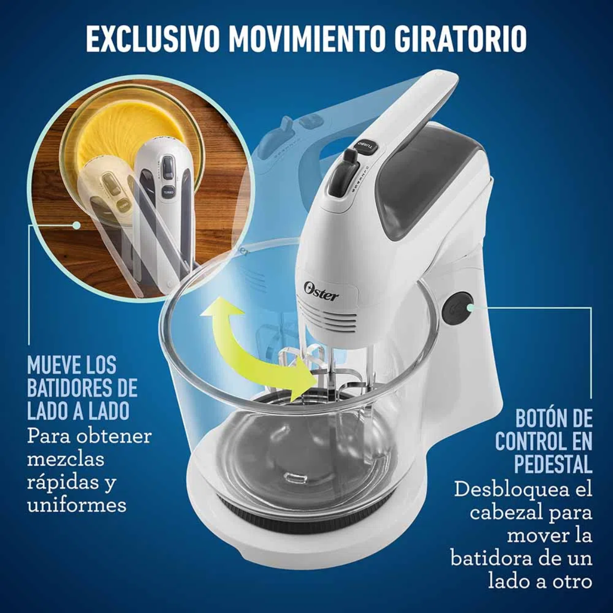 Oster™|Batidora de mano y pedestal