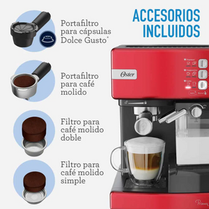 Oster™|Cafetera automática de espresso