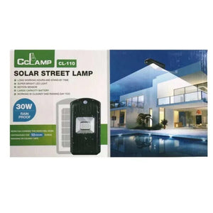 Lampara Con Panel Solar De 30w