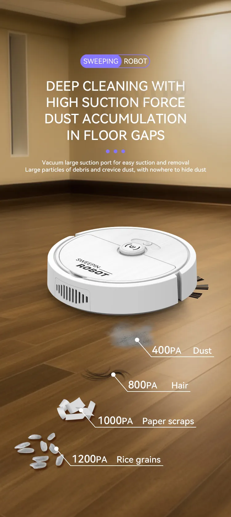 Mini Sweeping Robot De Limpieza