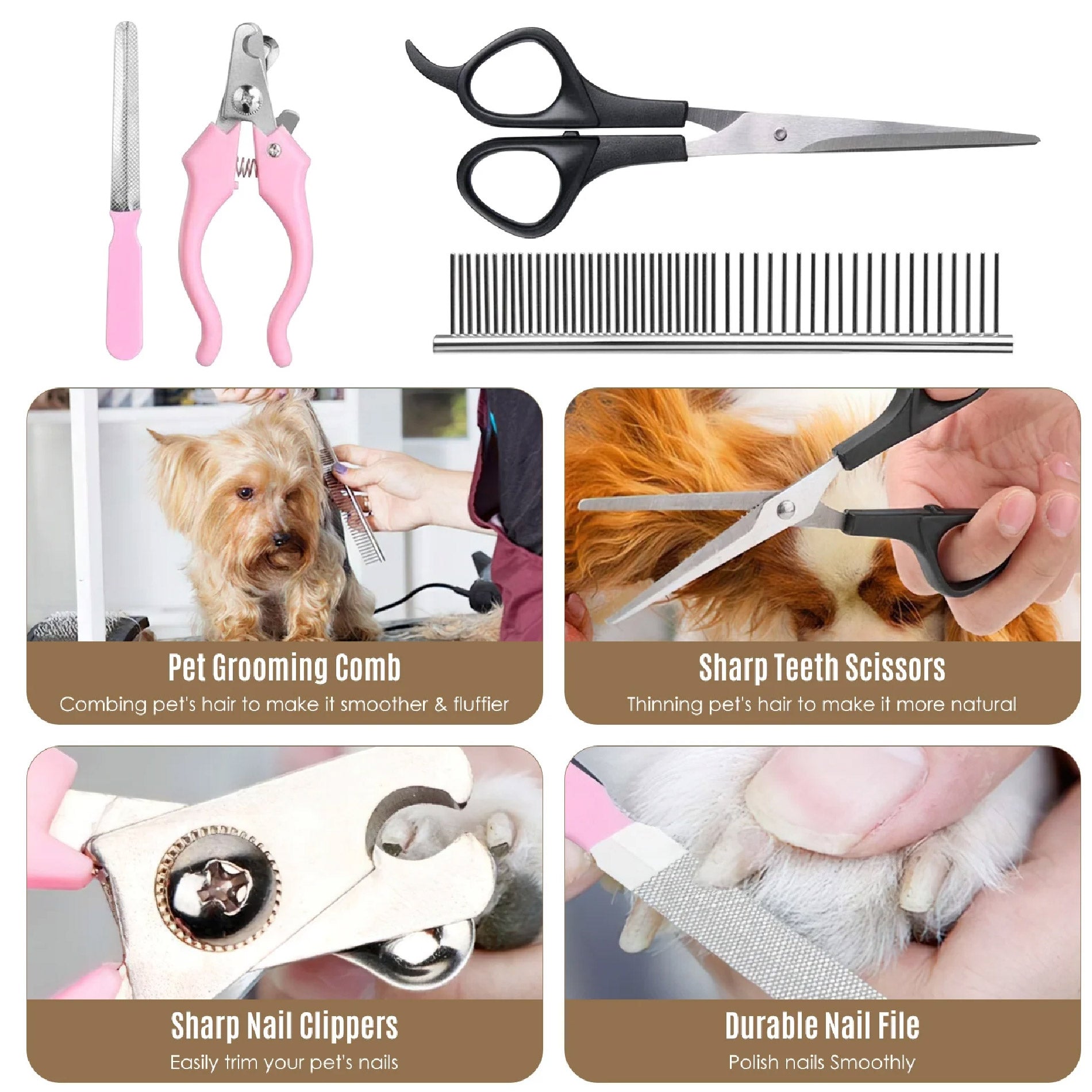 Kit Peluquería Profesional Para Mascotas