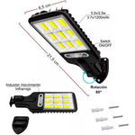 SolarLamp™ ☀️| Lampara Solar con Sensor 30w + Control