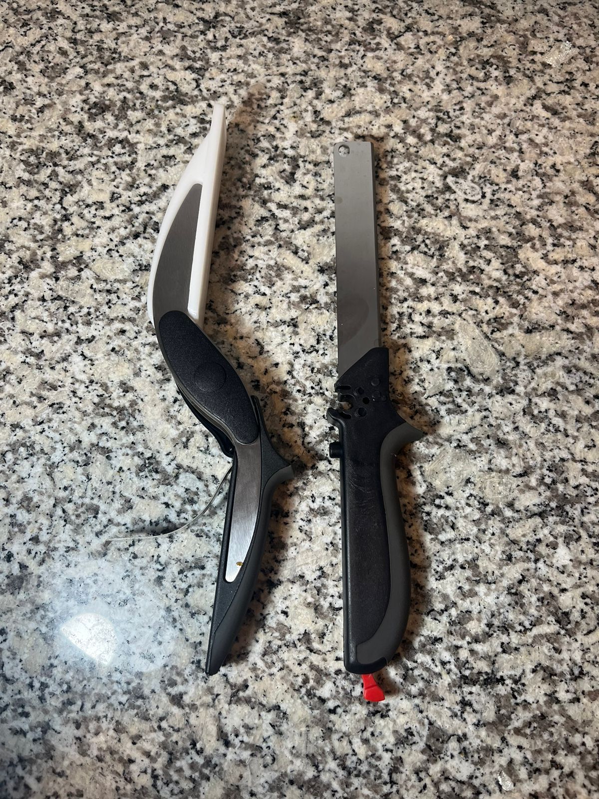 Cortador Cocina 2 En 1 Cuchillo Tijeras