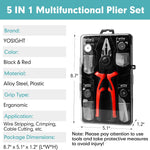 Juego de alicate multifuncionales 5 en 1
