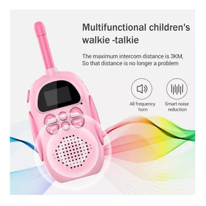 WALKIE TALKIE NIÑOS Y NIÑAS RECARGABLE