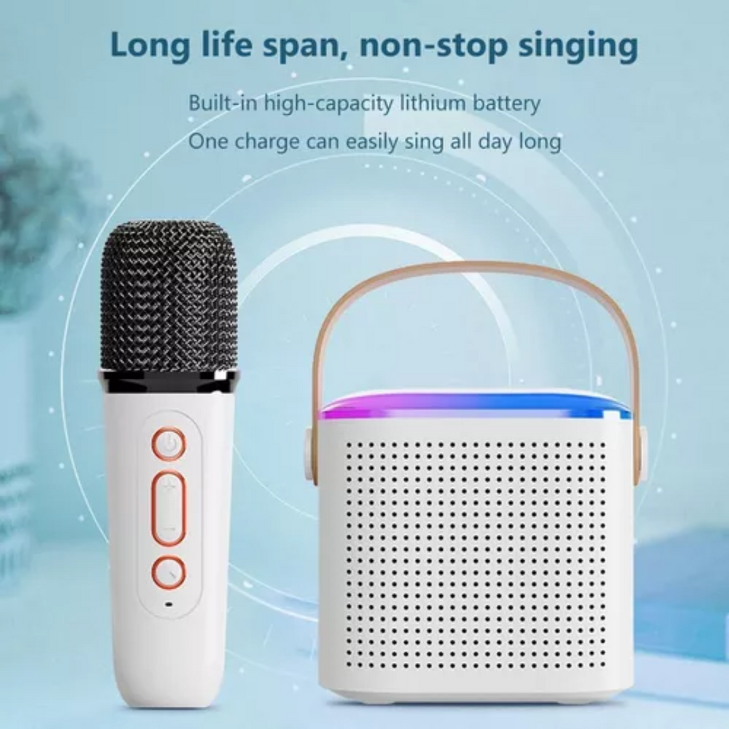 Parlante Bluetooth Con Microfono Karaoke