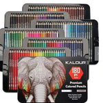 Kit De Lápices Colores Premium 180 Tonos Cromáticos Estuche