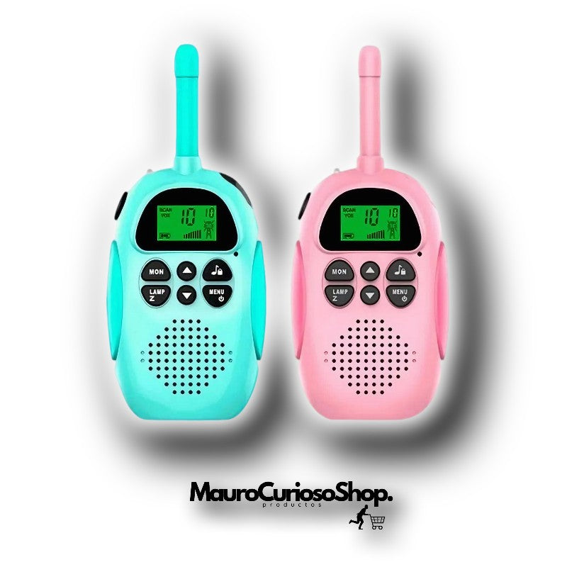 WALKIE TALKIE NIÑOS Y NIÑAS RECARGABLE