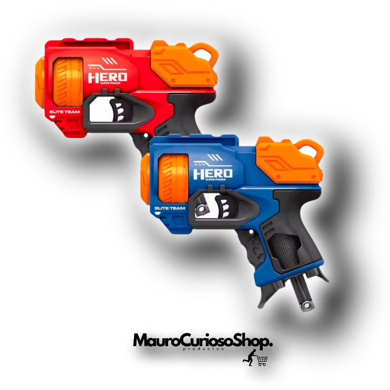 Set X2 Pistolas Dardos Mini Juguete Niño