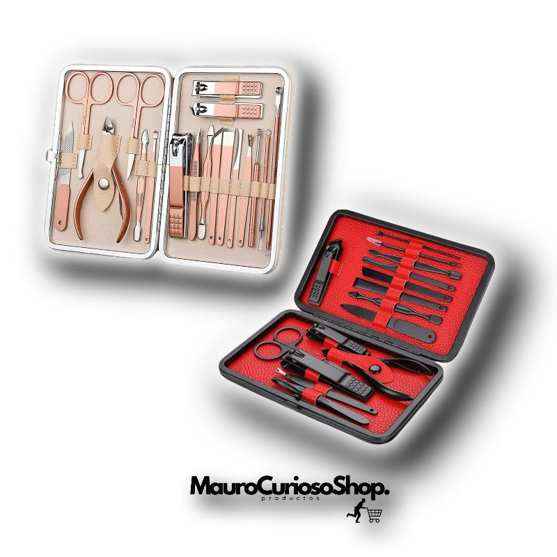 Kit 18 Pcz Manicura Pedicura Profesional