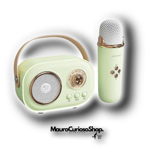 Parlante Karaoke + Microfono Portatil Bluetooth 5.3 Altavoz