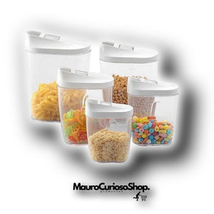 TOPERS DE PLASTICO PARA COMIDA X5