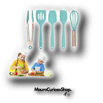 Set Mini Utensilios De Cocina Silicona