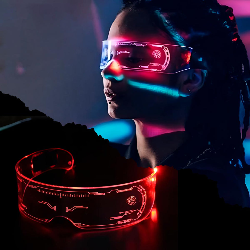 Gafas Luminosas Futuristas LED Halloween