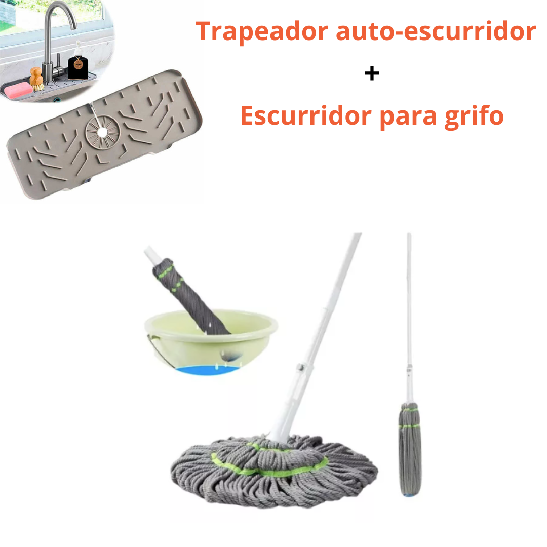 COMBO Trapero autoescurridor + Escurridor Silicona