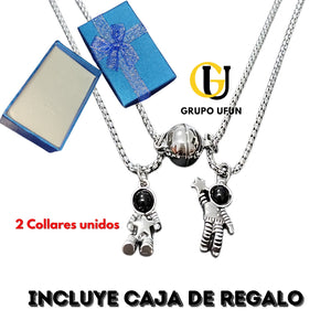 Collar Astronauta PAR DP +CAJA de REGALO