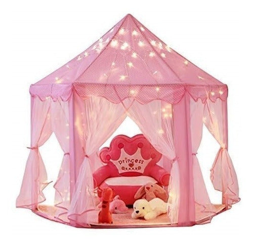 Casita Carpa Infantil Para Niña + LUCES