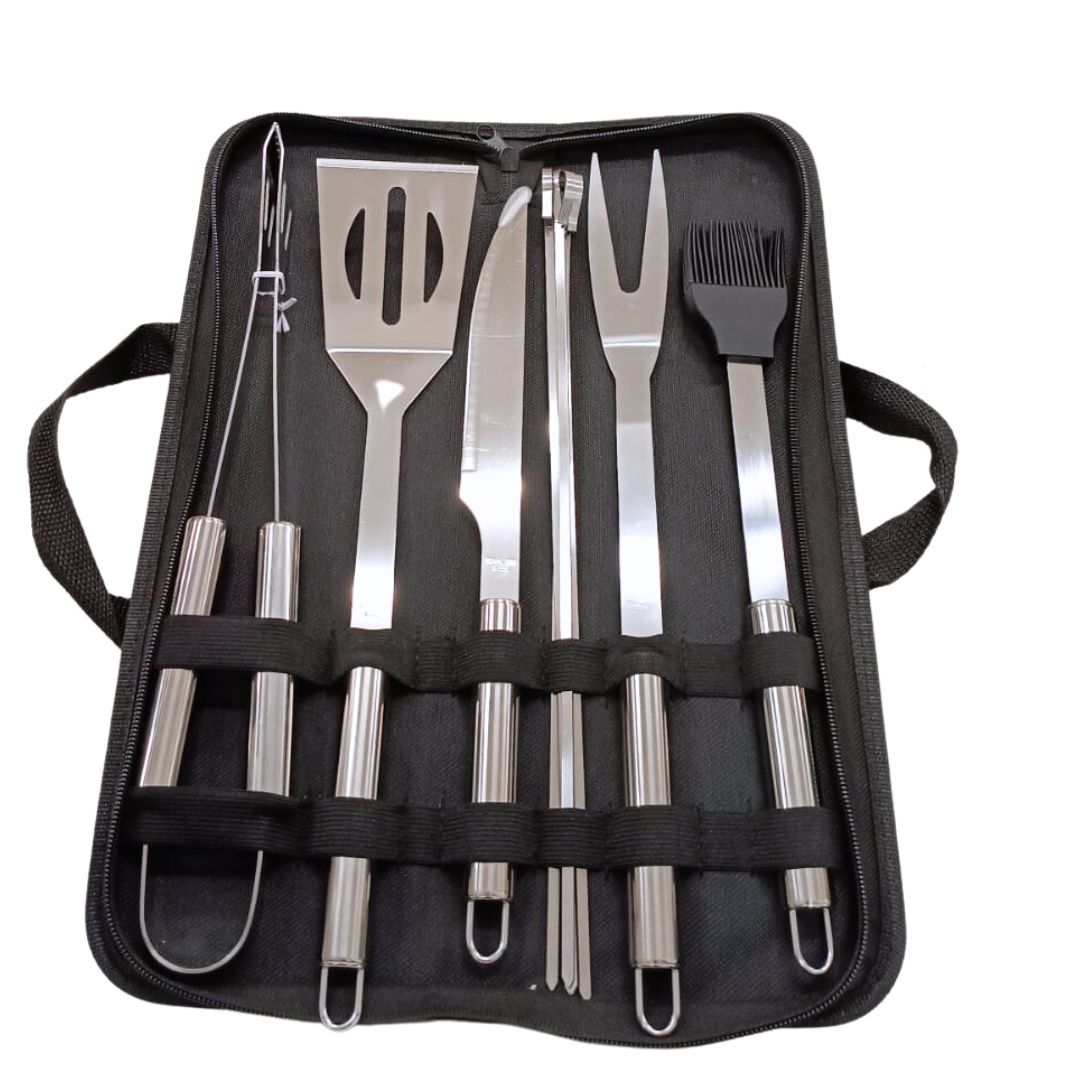 Set Parrillero x6 Utensilios