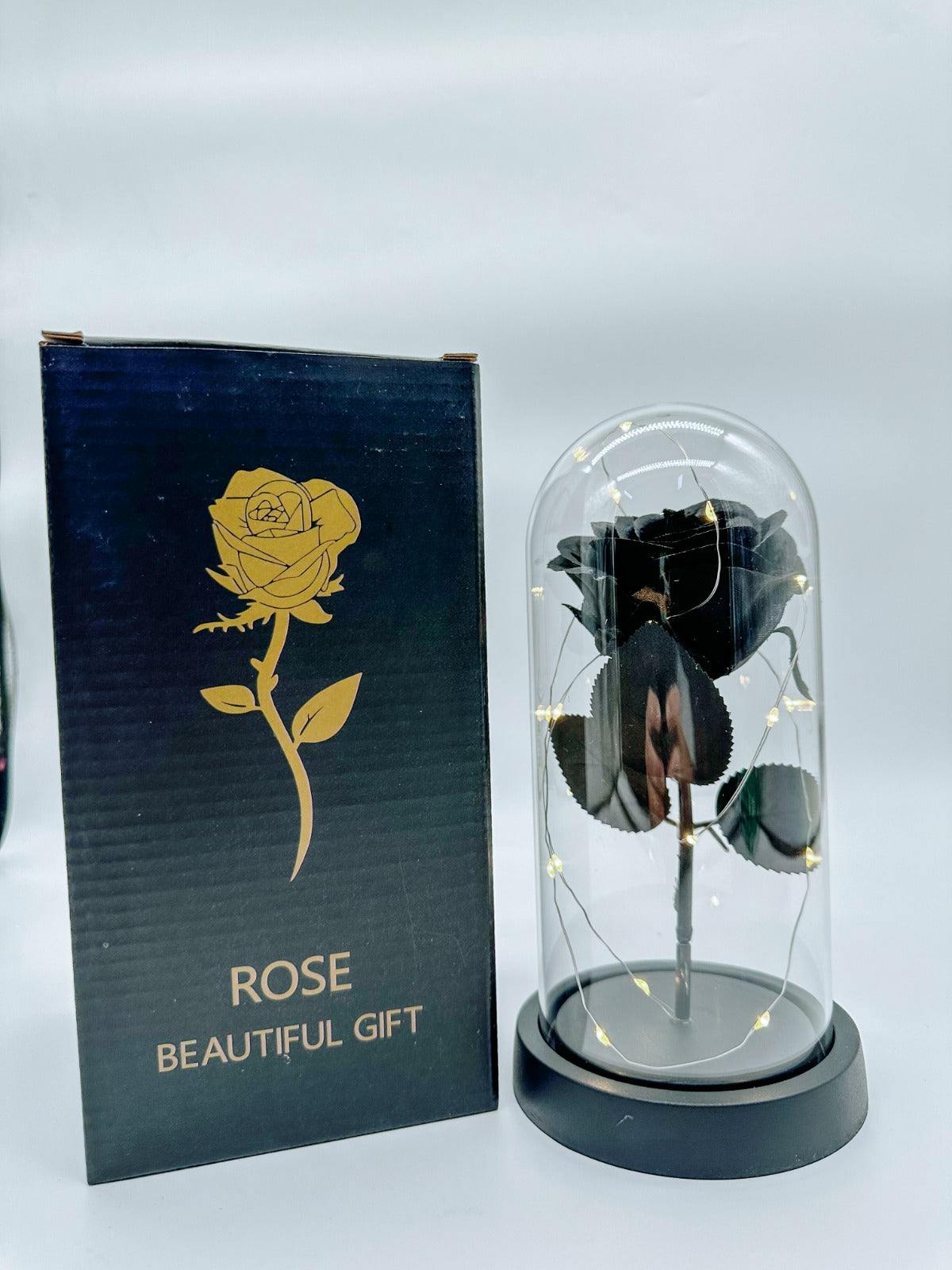 ROSE OF LOVE™|Rosa Negra en Cúpula de Acrílico