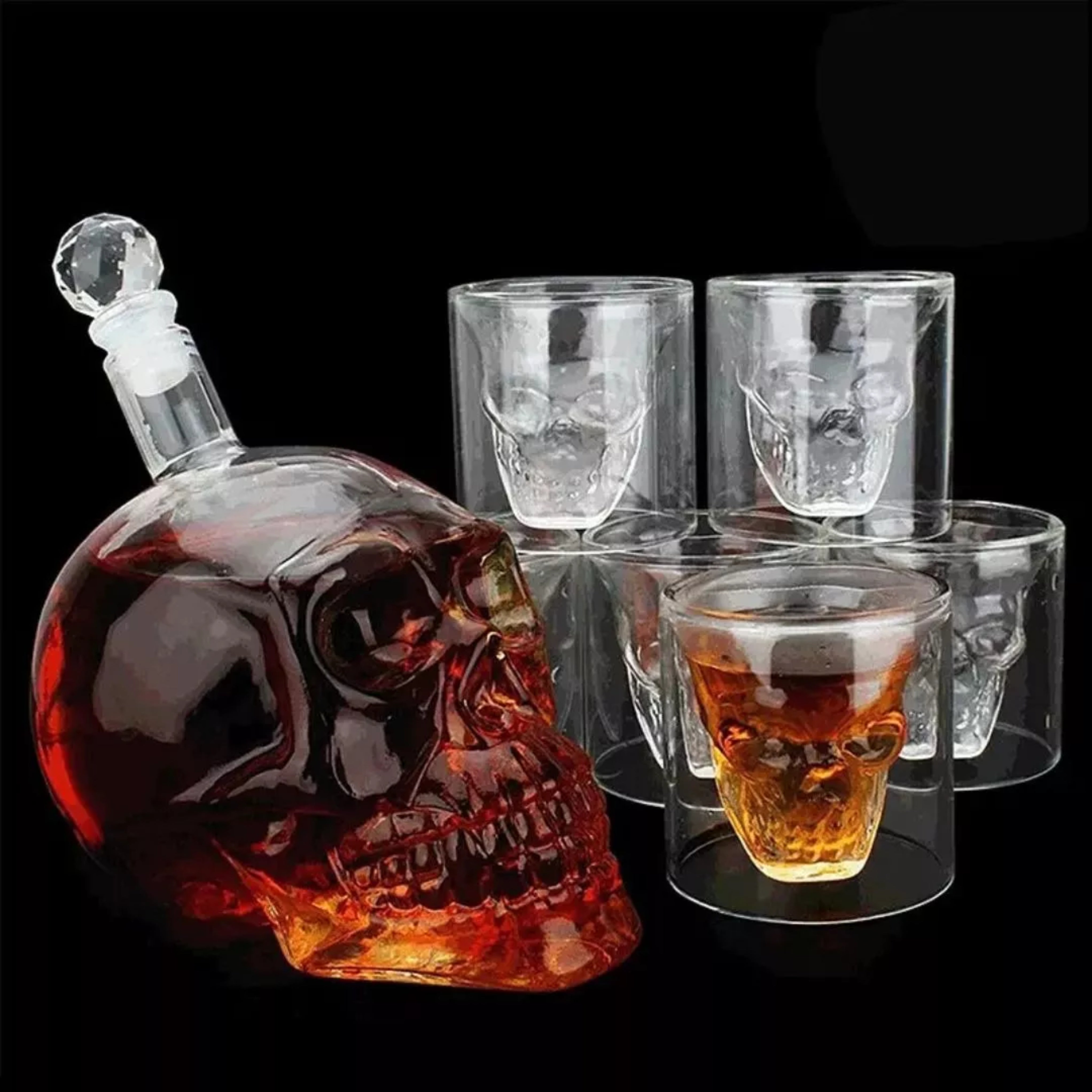 Whiskera De Calavera Decantador Licorera