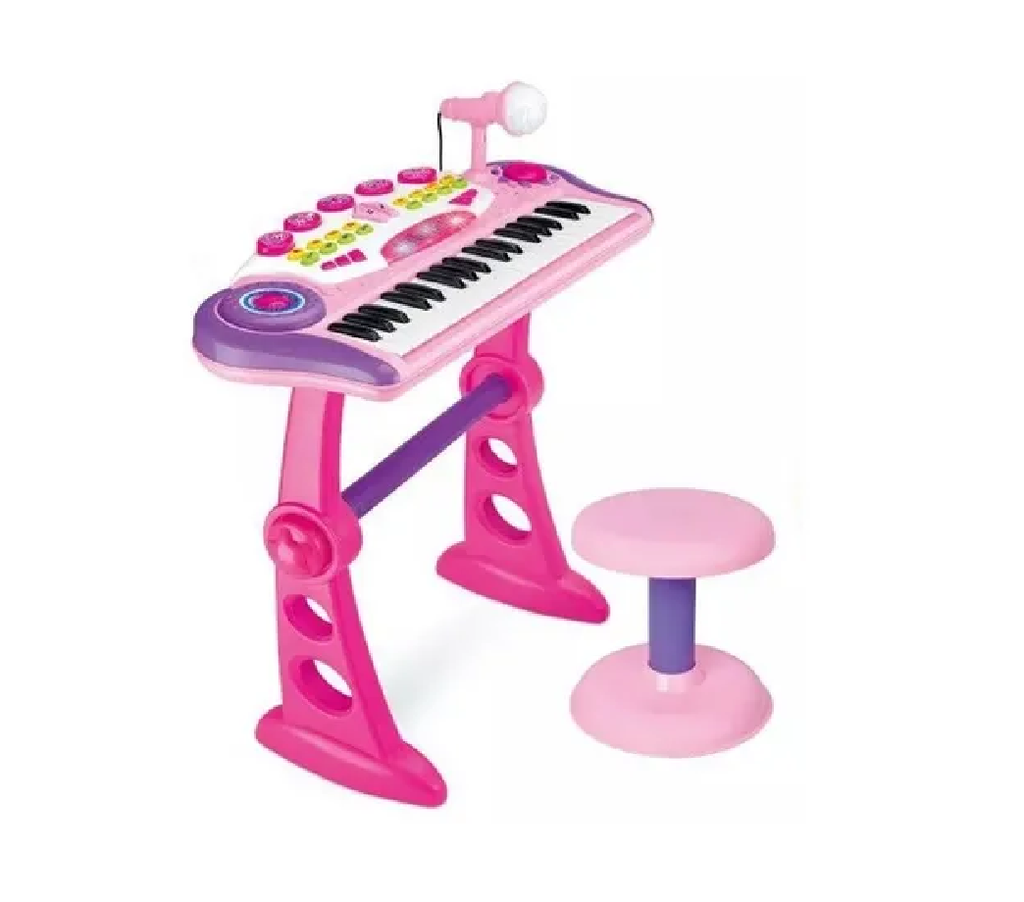 Piano Teclado Mp3 Para Niños Con Silla